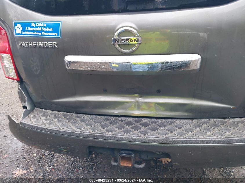 5N1AR18B28C657216 2008 Nissan Pathfinder Le/S/Se/Se Off-Road