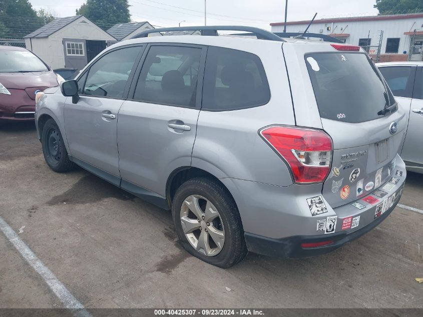 2015 Subaru Forester 2.5I Premium VIN: JF2SJADC4FH422168 Lot: 40425307