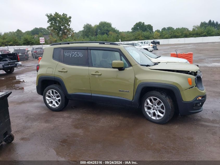 2015 Jeep Renegade Latitude VIN: ZACCJBBT0FPB66142 Lot: 40425316