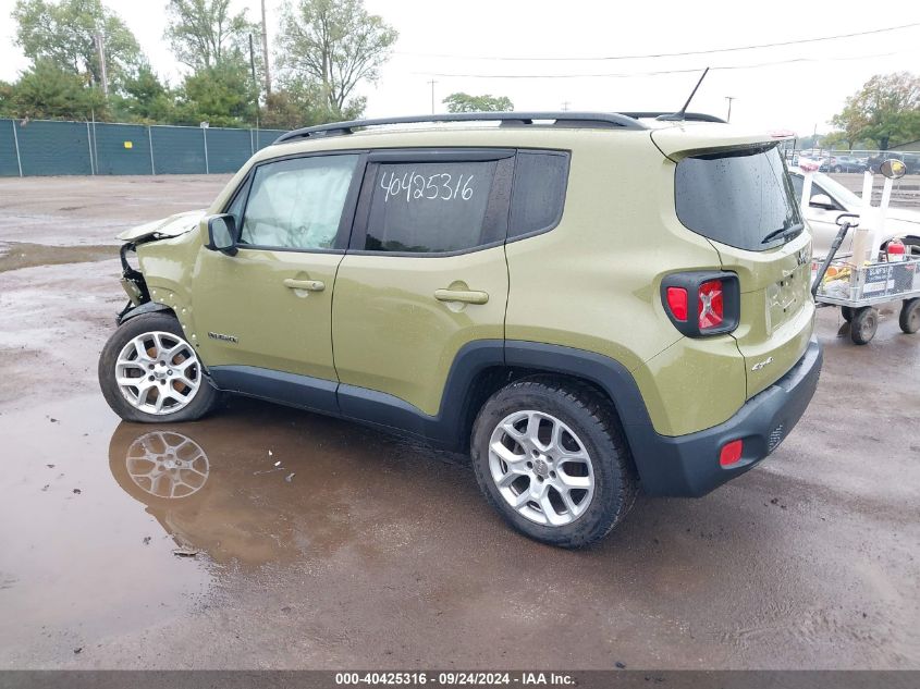 2015 Jeep Renegade Latitude VIN: ZACCJBBT0FPB66142 Lot: 40425316