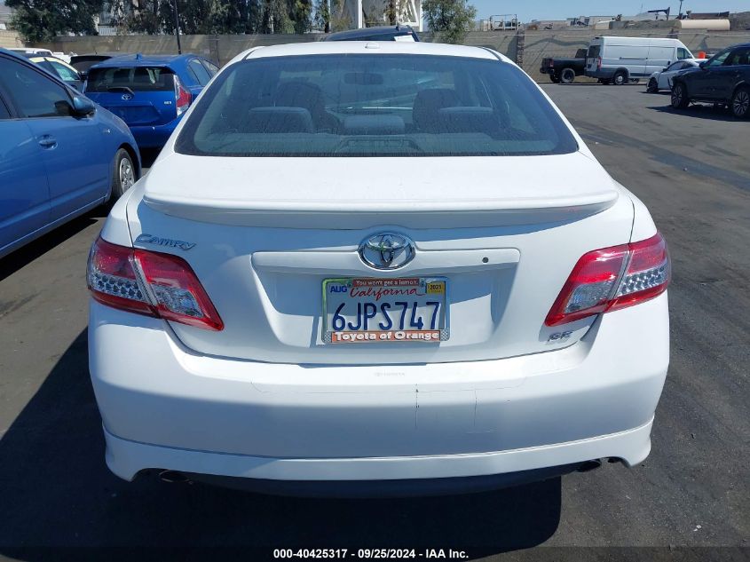 2010 Toyota Camry Se VIN: 4T1BF3EK0AU522118 Lot: 40425317