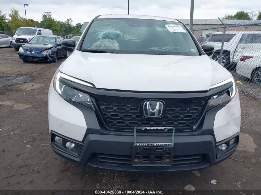 2021 Honda Passport 2Wd Ex-L VIN: 5FNYF7H58MB006775 Lot: 40425338