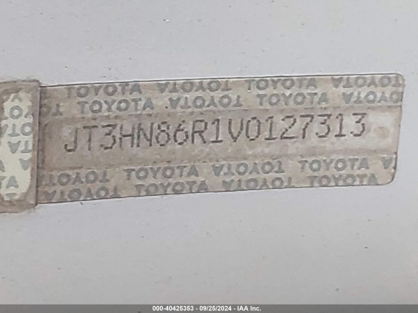 JT3HN86R1V0127313 1997 Toyota 4Runner Sr5 V6