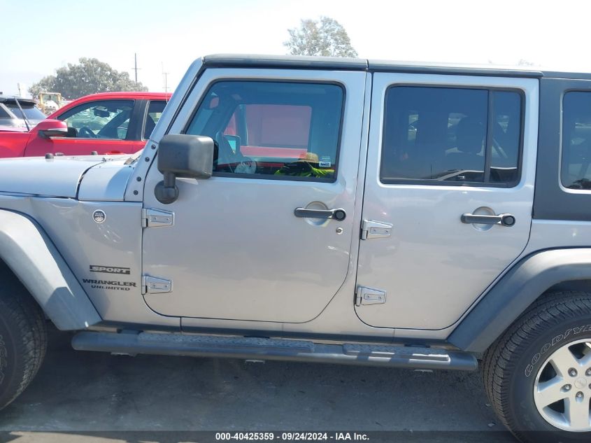 2016 Jeep Wrangler Unlimited Sport VIN: 1C4BJWDG4GL138147 Lot: 40425359