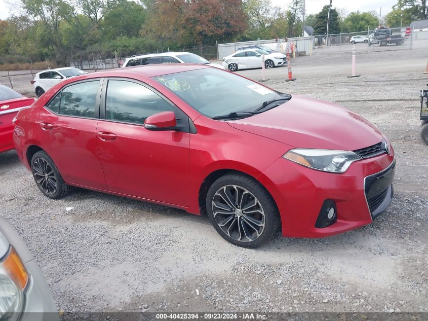 2014 Toyota Corolla S Plus VIN: 2T1BURHE0EC061038 Lot: 40425394