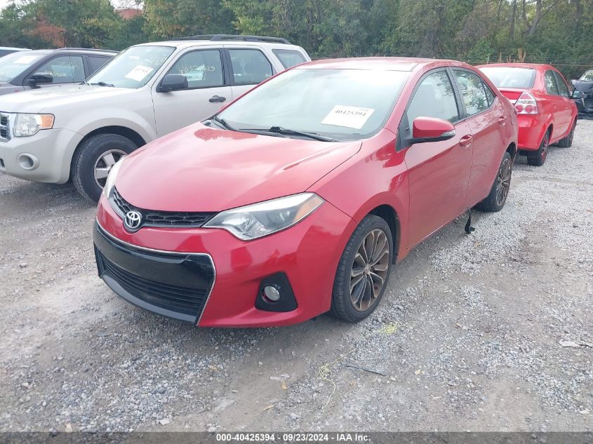 2014 Toyota Corolla S Plus VIN: 2T1BURHE0EC061038 Lot: 40425394