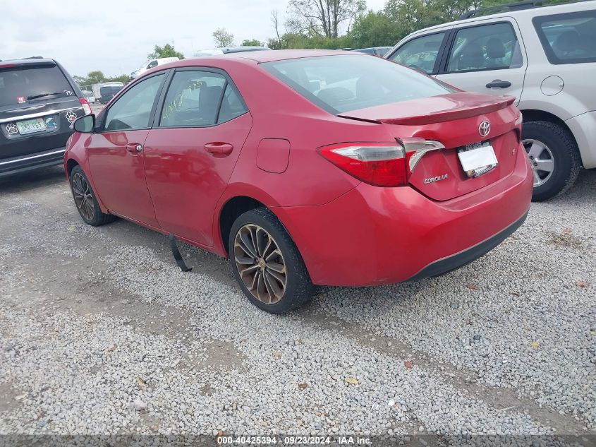 2014 Toyota Corolla S Plus VIN: 2T1BURHE0EC061038 Lot: 40425394