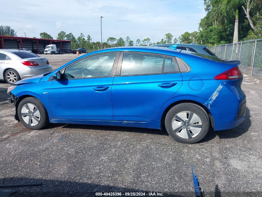 2018 Hyundai Ioniq Hybrid Blue VIN: KMHC65LC3JU068216 Lot: 40425396