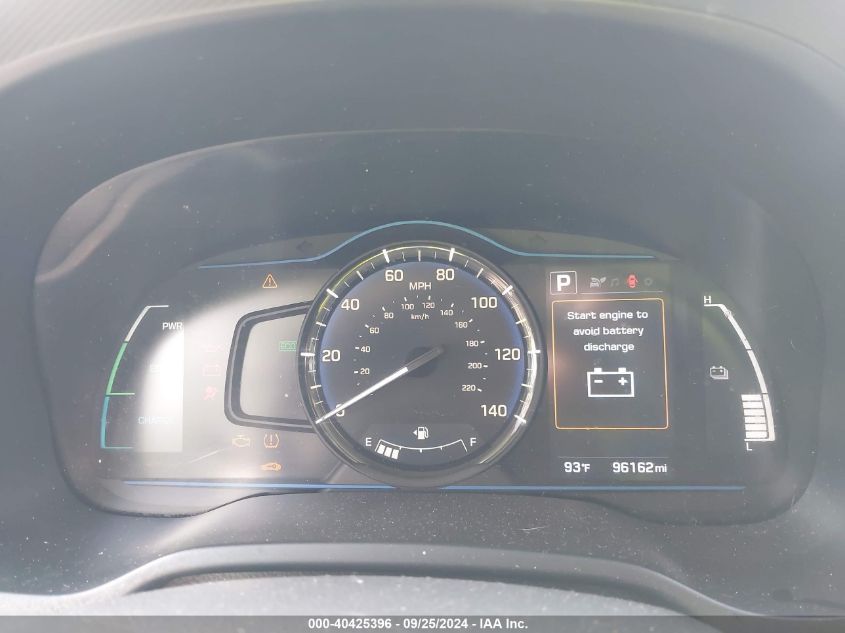 KMHC65LC3JU068216 2018 Hyundai Ioniq Hybrid Blue