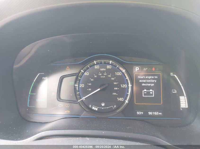 KMHC65LC3JU068216 2018 Hyundai Ioniq Hybrid Blue