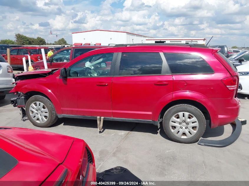 2018 Dodge Journey Se VIN: 3C4PDCAB8JT241538 Lot: 40425399