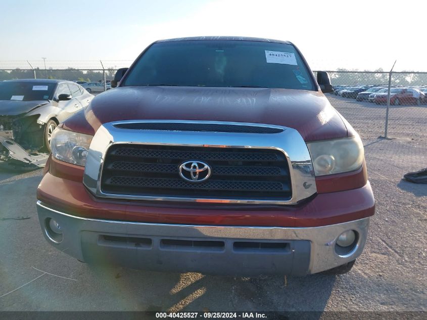 2008 Toyota Tundra Sr5 5.7L V8 VIN: 5TFEV54108X065196 Lot: 40425527