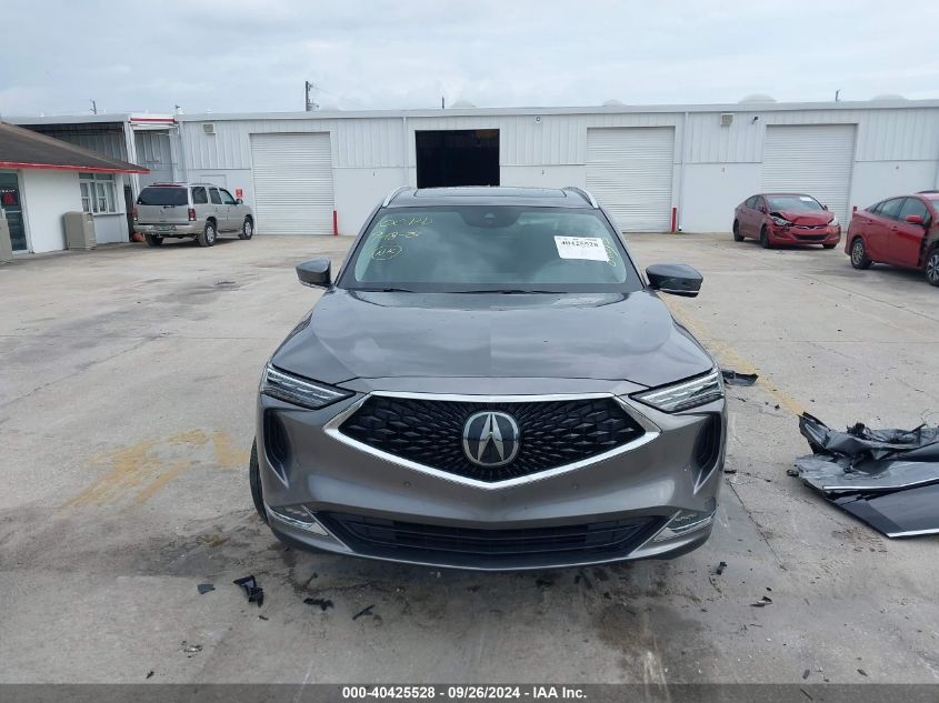 2022 Acura Mdx Advance Package VIN: 5J8YE1H80NL041093 Lot: 40425528