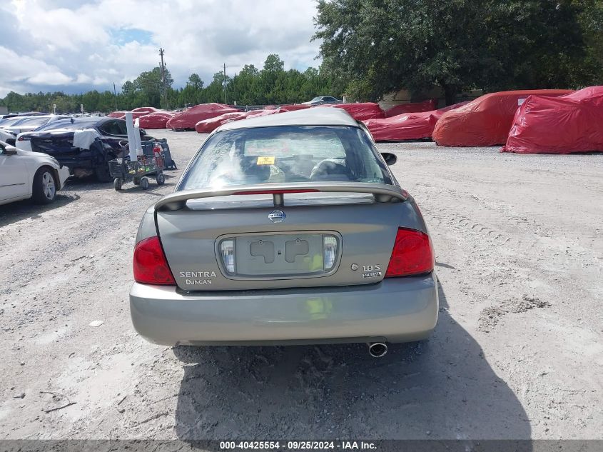 2006 Nissan Sentra 1.8S VIN: 3N1CB51D66L640962 Lot: 40425554