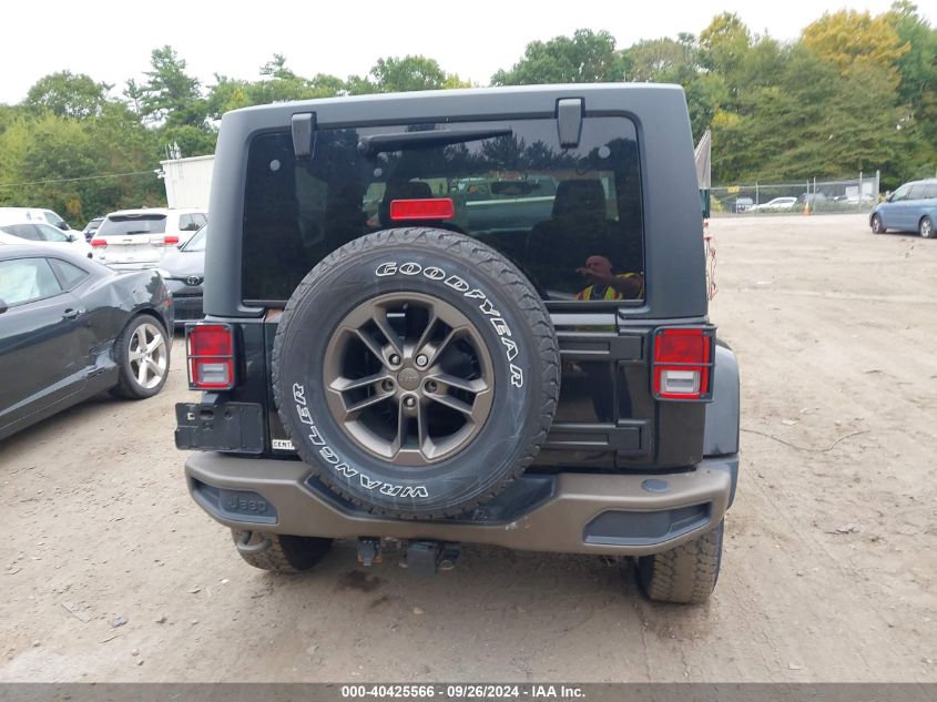 2016 Jeep Wrangler 75Th Anniversary VIN: 1C4AJWBG0GL228829 Lot: 40425566