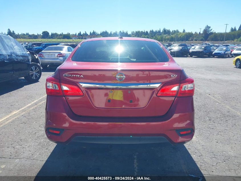 2017 Nissan Sentra Sv VIN: 3N1AB7AP4HL673426 Lot: 40425573