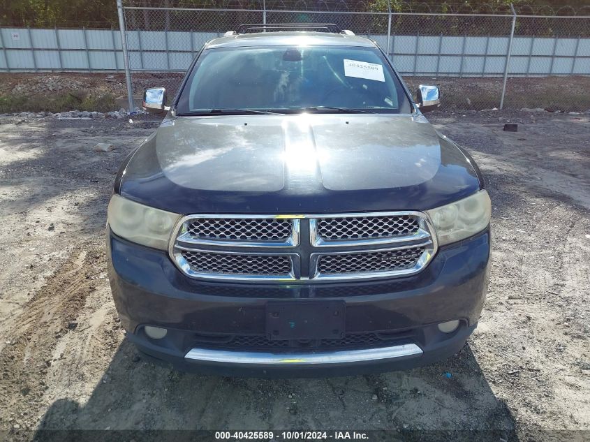 2011 Dodge Durango Citadel VIN: 1D4SE5GT9BC593725 Lot: 40425589