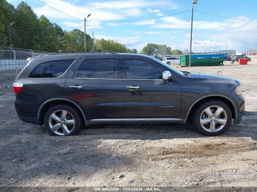 2011 Dodge Durango Citadel VIN: 1D4SE5GT9BC593725 Lot: 40425589