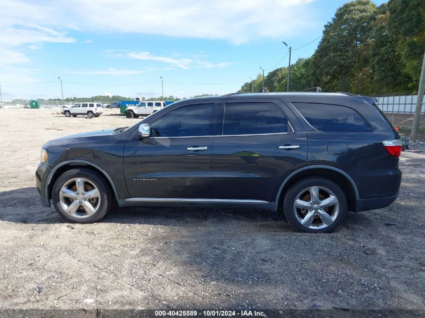 2011 Dodge Durango Citadel VIN: 1D4SE5GT9BC593725 Lot: 40425589