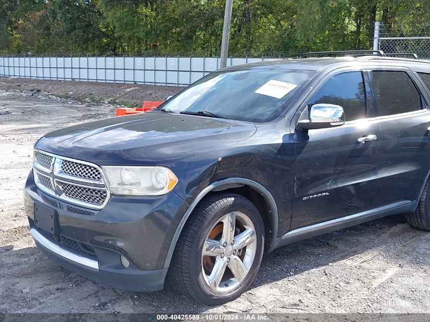 2011 Dodge Durango Citadel VIN: 1D4SE5GT9BC593725 Lot: 40425589