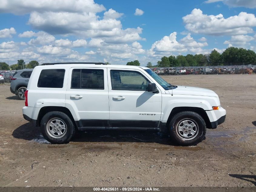 VIN 1C4NJPBA4FD125943 2015 Jeep Patriot, Sport no.13