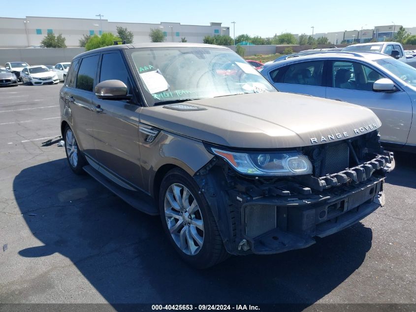 2014 Land Rover Range Rover Sport 3.0L V6 Supercharged Hse VIN: SALWR2WF5EA377621 Lot: 40425653