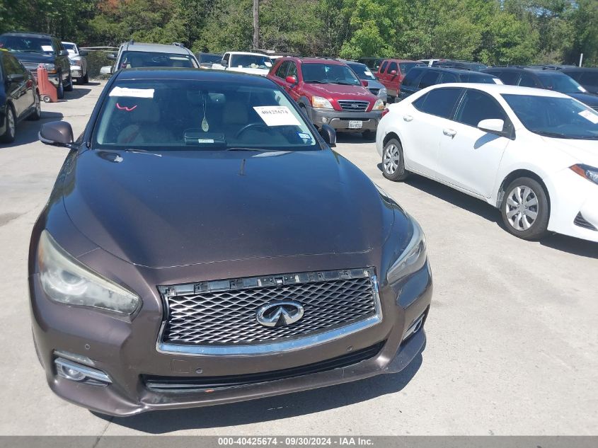 2014 Infiniti Q50 Premium VIN: JN1BV7AP3EM684723 Lot: 40425674