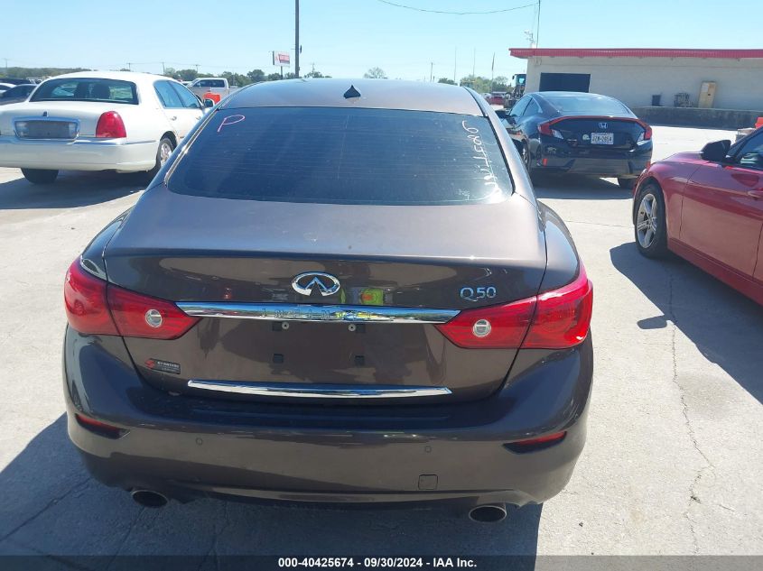 2014 Infiniti Q50 Premium VIN: JN1BV7AP3EM684723 Lot: 40425674