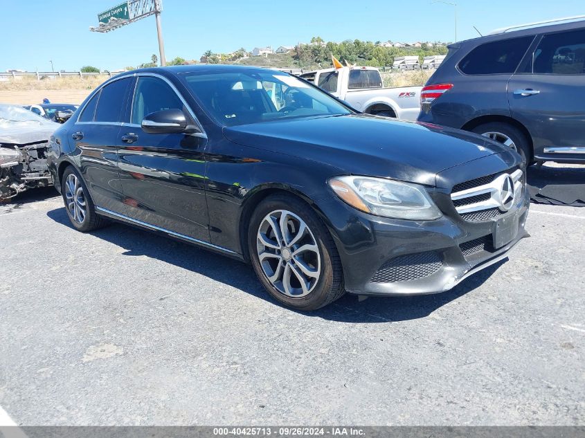 55SWF4JB7FU060804 2015 MERCEDES-BENZ C CLASS - Image 1