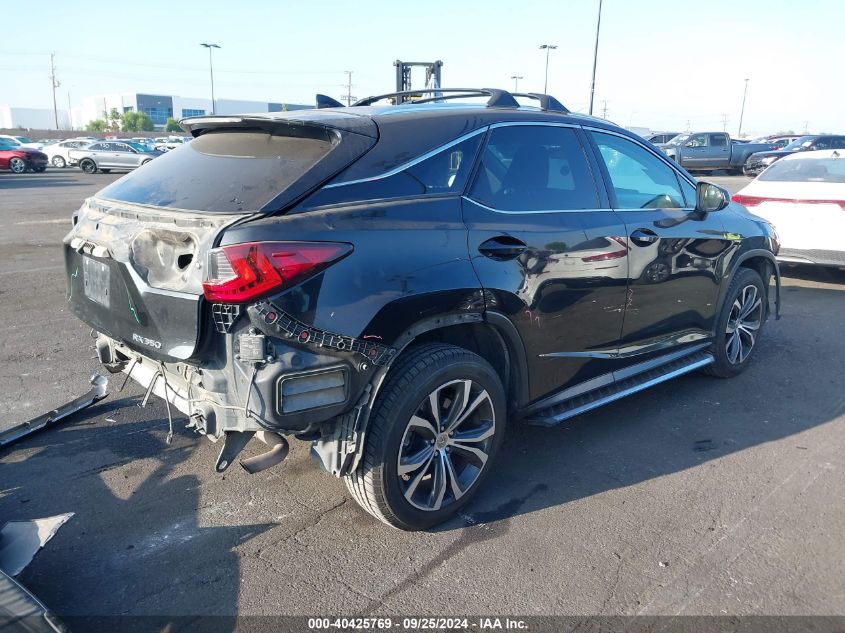 2016 Lexus Rx 350 VIN: 2T2ZZMCA0GC001024 Lot: 40425769