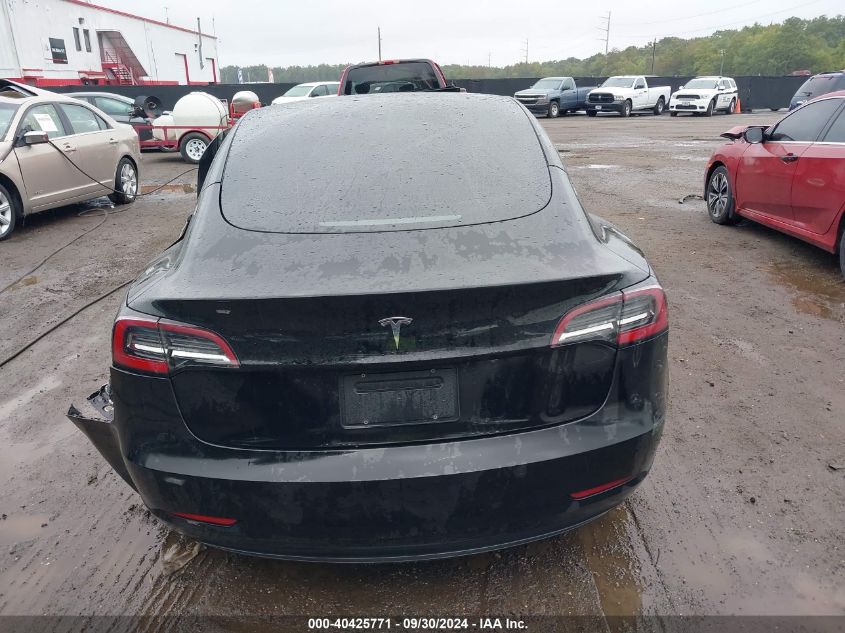 2021 Tesla Model 3 Standard Range Plus Rear-Wheel Drive VIN: 5YJ3E1EA7MF020775 Lot: 40425771