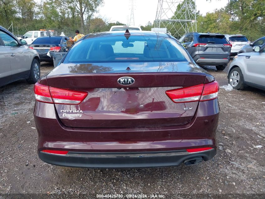 2017 Kia Optima Ex VIN: 5XXGU4L38HG143725 Lot: 40425780