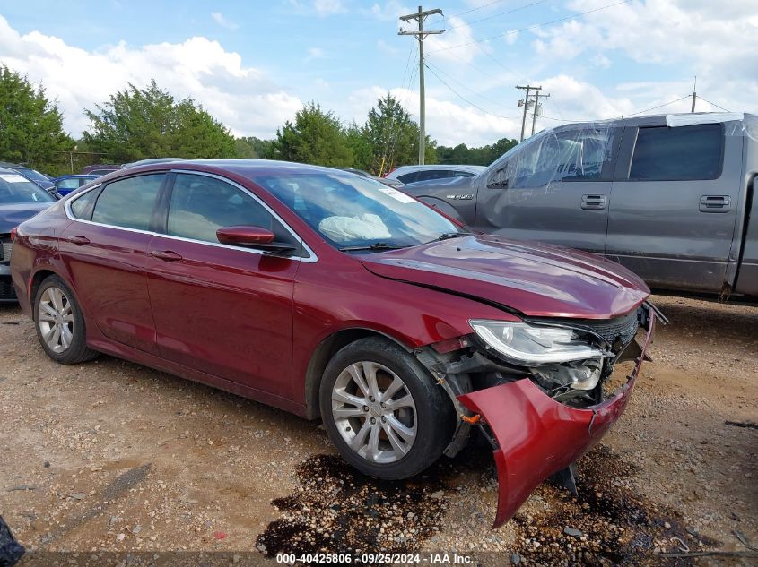 2015 Chrysler 200 Limited VIN: 1C3CCCABXFN654686 Lot: 40425806