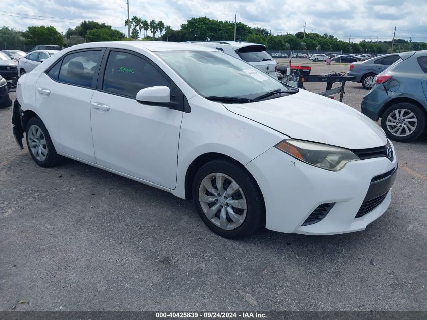 2016 TOYOTA COROLLA LE - 2T1BURHE7GC699872