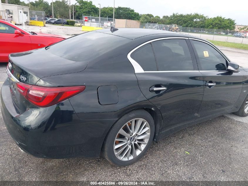 2018 Infiniti Q50 Luxe/Sport VIN: JN1EV7AP6JM354985 Lot: 40425886