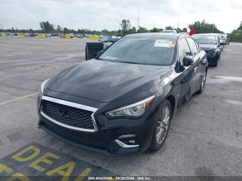 2018 Infiniti Q50 Luxe/Sport VIN: JN1EV7AP6JM354985 Lot: 40425886