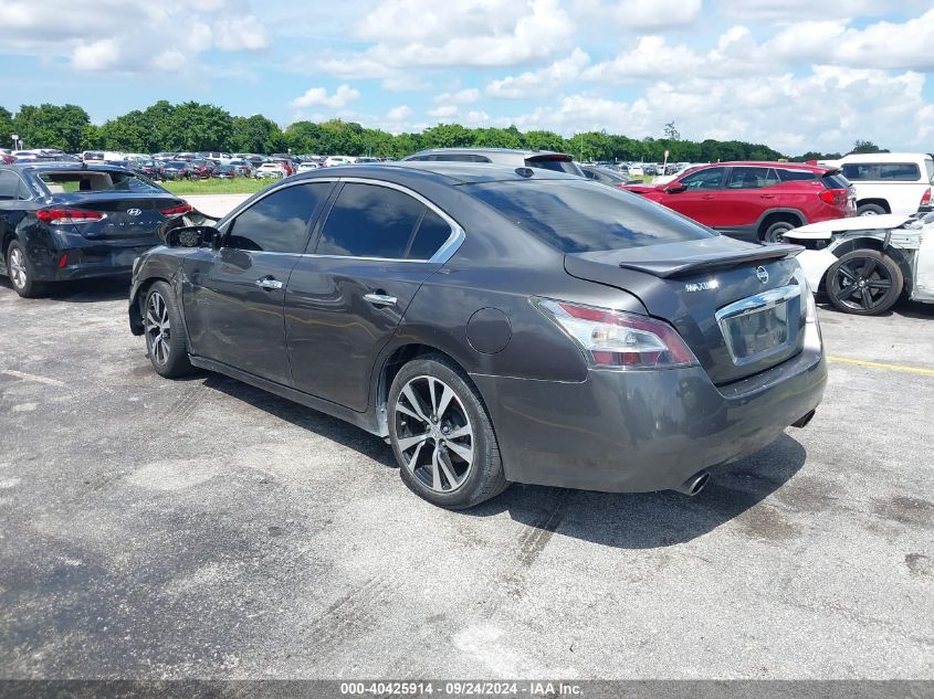 1N4AA5APXCC857011 2012 Nissan Maxima S/Sv