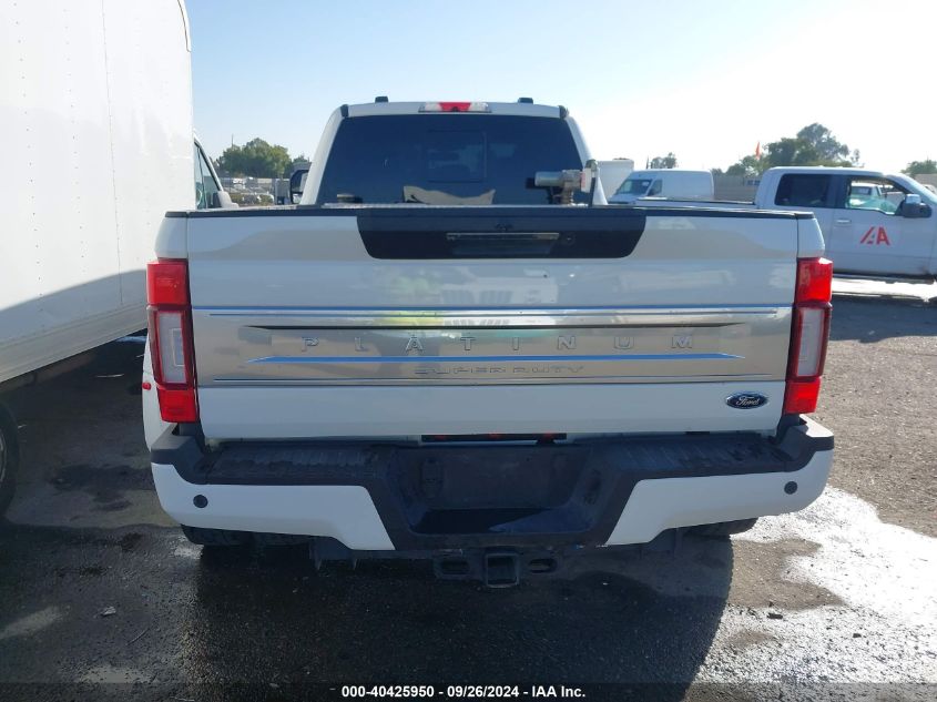 2022 Ford F-450 Platinum VIN: 1FT8W4DT8NEF04934 Lot: 40425950