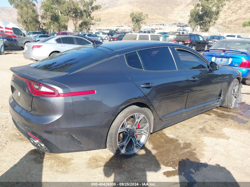 VIN KNAE35LC6J6035587 2018 KIA STINGER GT