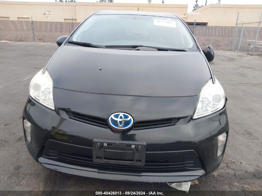 2014 Toyota Prius Four VIN: JTDKN3DU6E1746138 Lot: 40426013