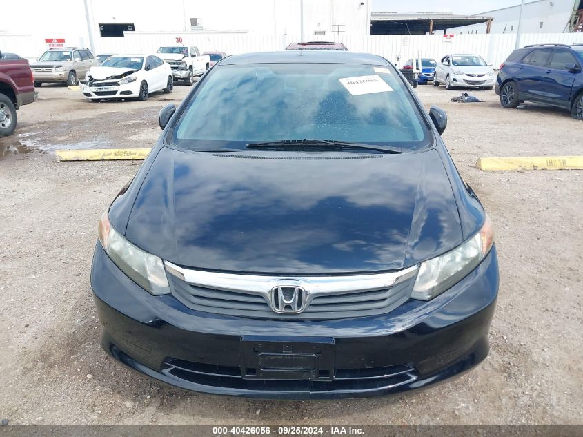 2HGFB2F5XCH595105 2012 Honda Civic Lx