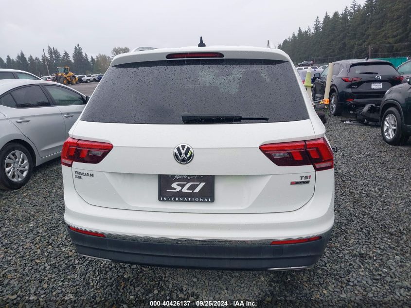 2018 VOLKSWAGEN TIGUAN 2.0T SE/2.0T SEL - 3VV2B7AX8JM038390