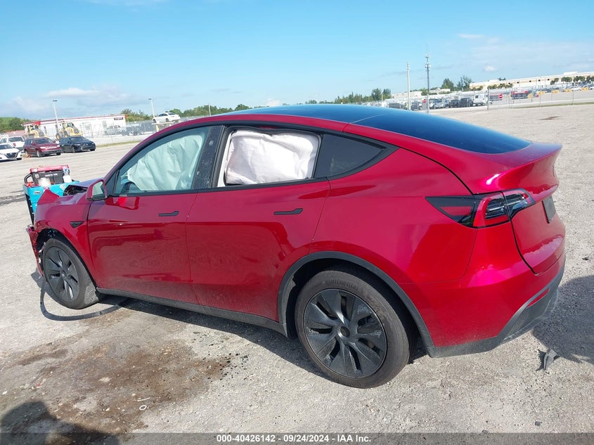 VIN 7SAYGDED8RF187121 2024 TESLA MODEL Y LONG RANGE DUAL MOTOR ALL-WHEEL DRIVE/RWD