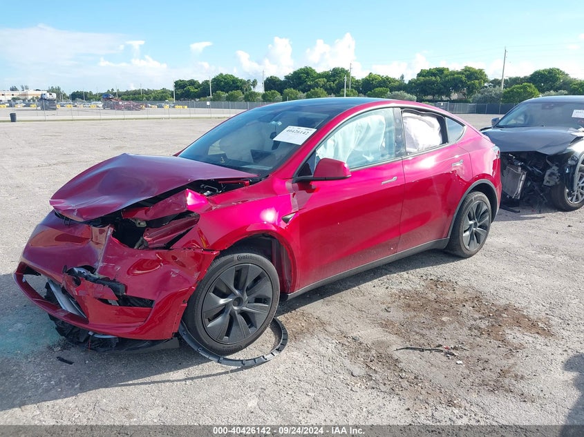 VIN 7SAYGDED8RF187121 2024 TESLA MODEL Y LONG RANGE DUAL MOTOR ALL-WHEEL DRIVE/RWD