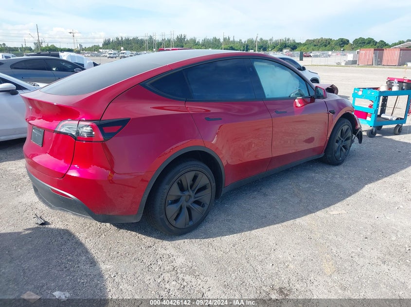 VIN 7SAYGDED8RF187121 2024 TESLA MODEL Y LONG RANGE DUAL MOTOR ALL-WHEEL DRIVE/RWD