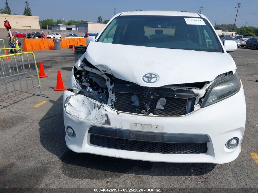 2015 Toyota Sienna Sport VIN: 5TDXK3DC8FS687538 Lot: 40426197