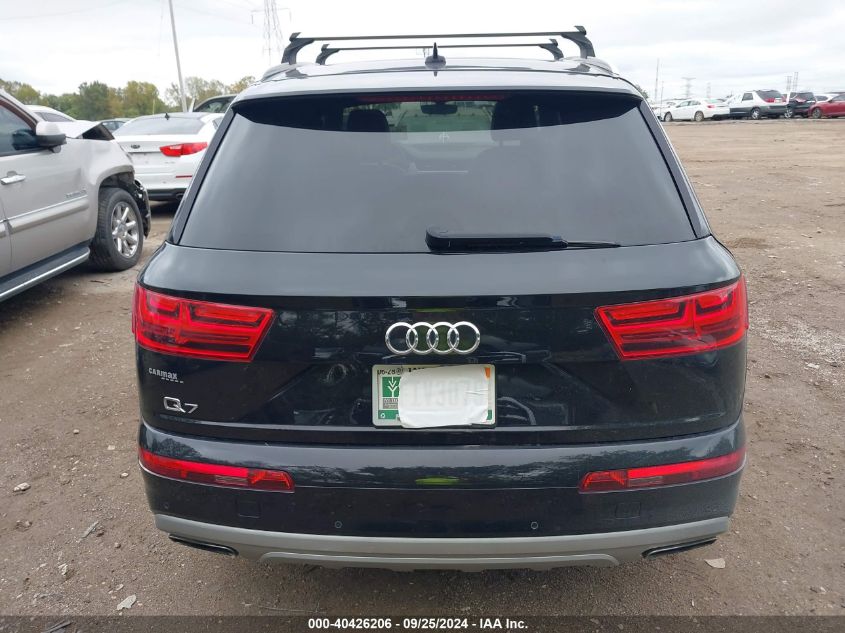 2019 Audi Q7 45 Premium/45 Se Premium VIN: WA1LHAF77KD015326 Lot: 40426206