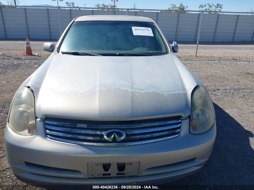 2004 Infiniti G35 VIN: JNKCV51EX4M106393 Lot: 40426236