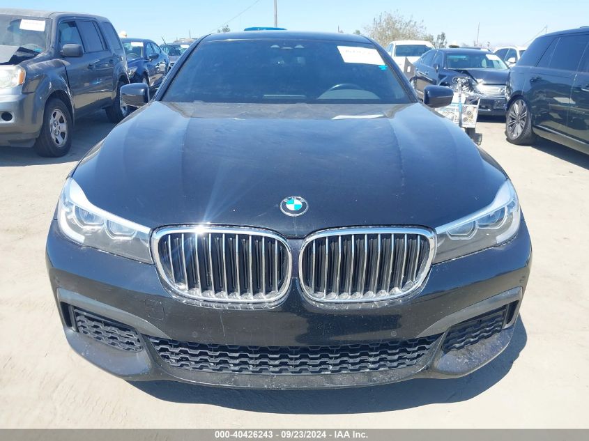 2019 BMW 740I VIN: WBA7E2C59KB218297 Lot: 40426243