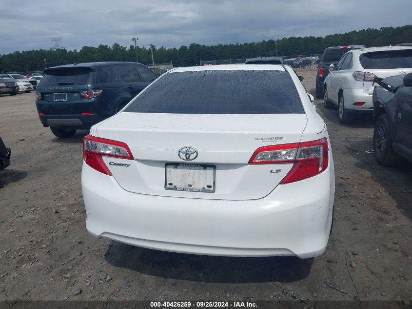 2012 Toyota Camry Le VIN: 4T1BF1FKXCU146565 Lot: 40426259